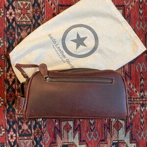 Genuine Leather Toiletry Bag from Aaron Leather Goods